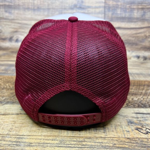 South Carolina Gamecocks Mens Trucker Hat Maroon Snapback Football Baseball Cap - Picture 5 of 8